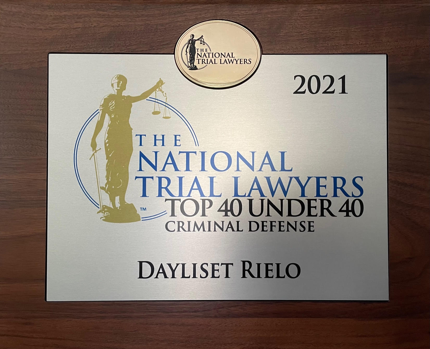 Award The National Trial Lawyers Criminal Defense 2021